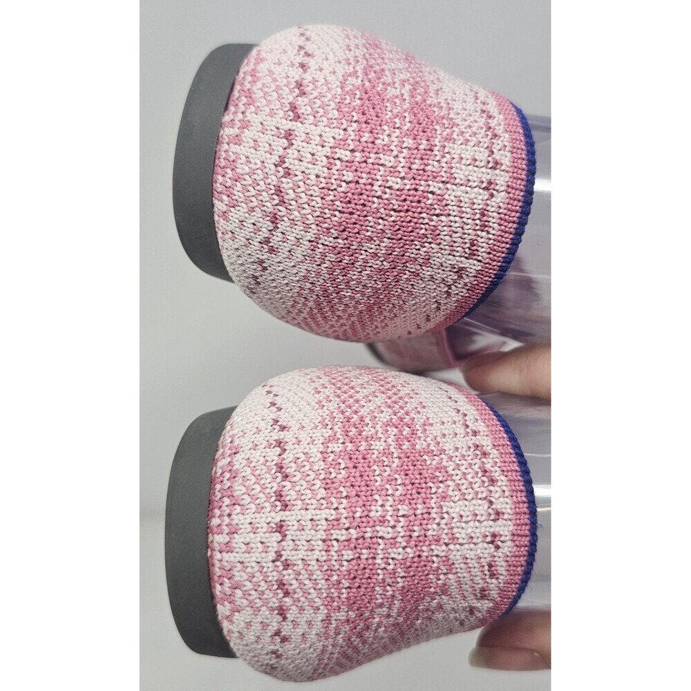 Rothy’s The Point Pink Plaid Limited Edition Breast Cancer Slip On Flats Size 8 - Picture 8 of 13